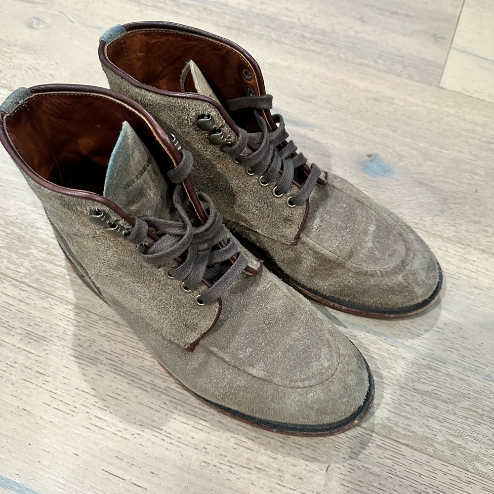 Frye Walter lace up boot 8.5, made in USA